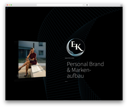 WordPress website theme Reframe - marketingkloeffel.de