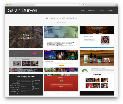 Asteria Lite WP theme - sarahduryea.com