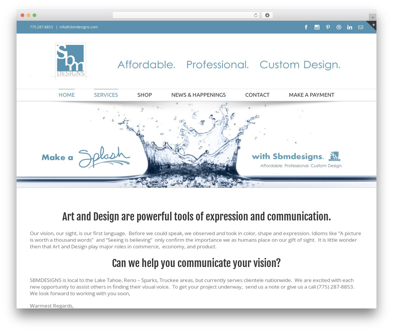 Avada theme WordPress - sbmdesigns.com Avada theme WordPress - sbmdesigns.com