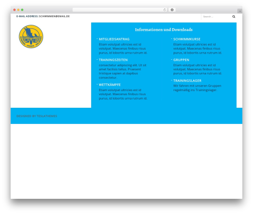 Best WordPress theme Defender - schwimmverein.org