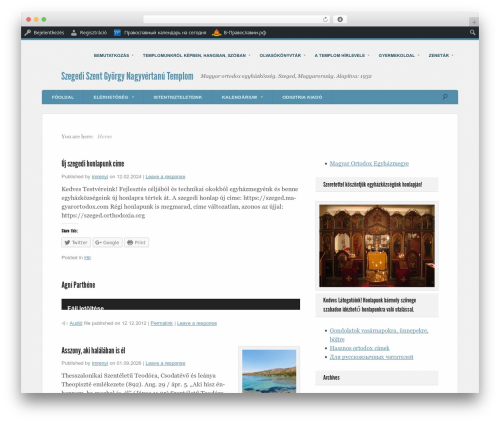 Best WordPress theme Unique - szeged.orthodoxia.org