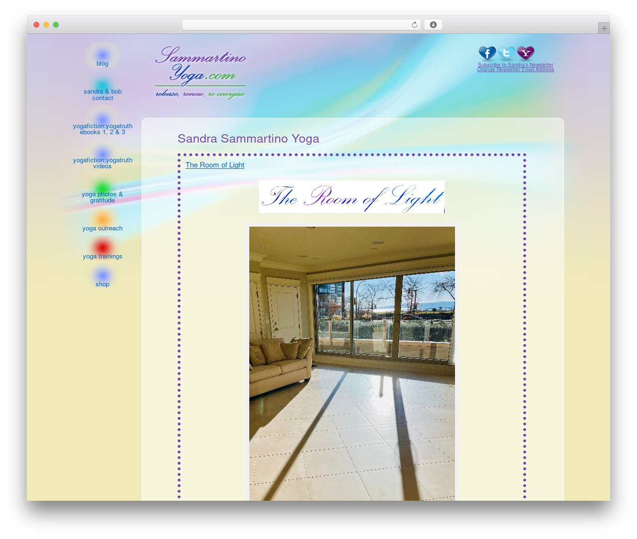 Chakra WordPress theme - sammartinoyoga.com