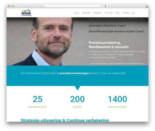 Divi WordPress website theme - schenkconsulting.nl