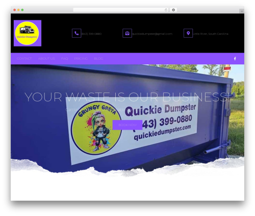 Wp ultimo WordPress plugin - quickiedumpsters.com