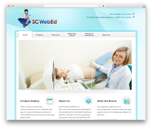 SC Web ED WP theme - scwebed.org