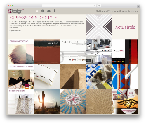SDegign WordPress theme - sdesign-cma.com