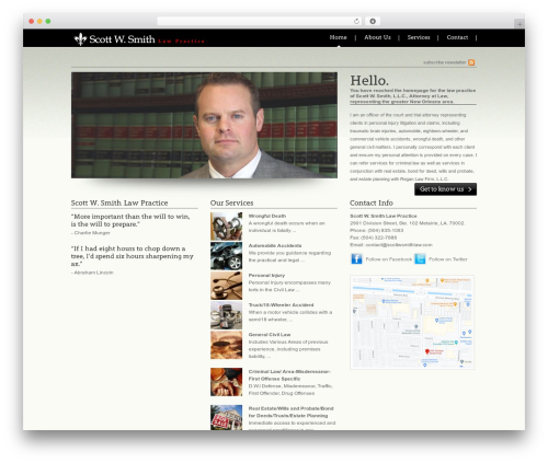 Theme WordPress Devster - scottwsmithlaw.com