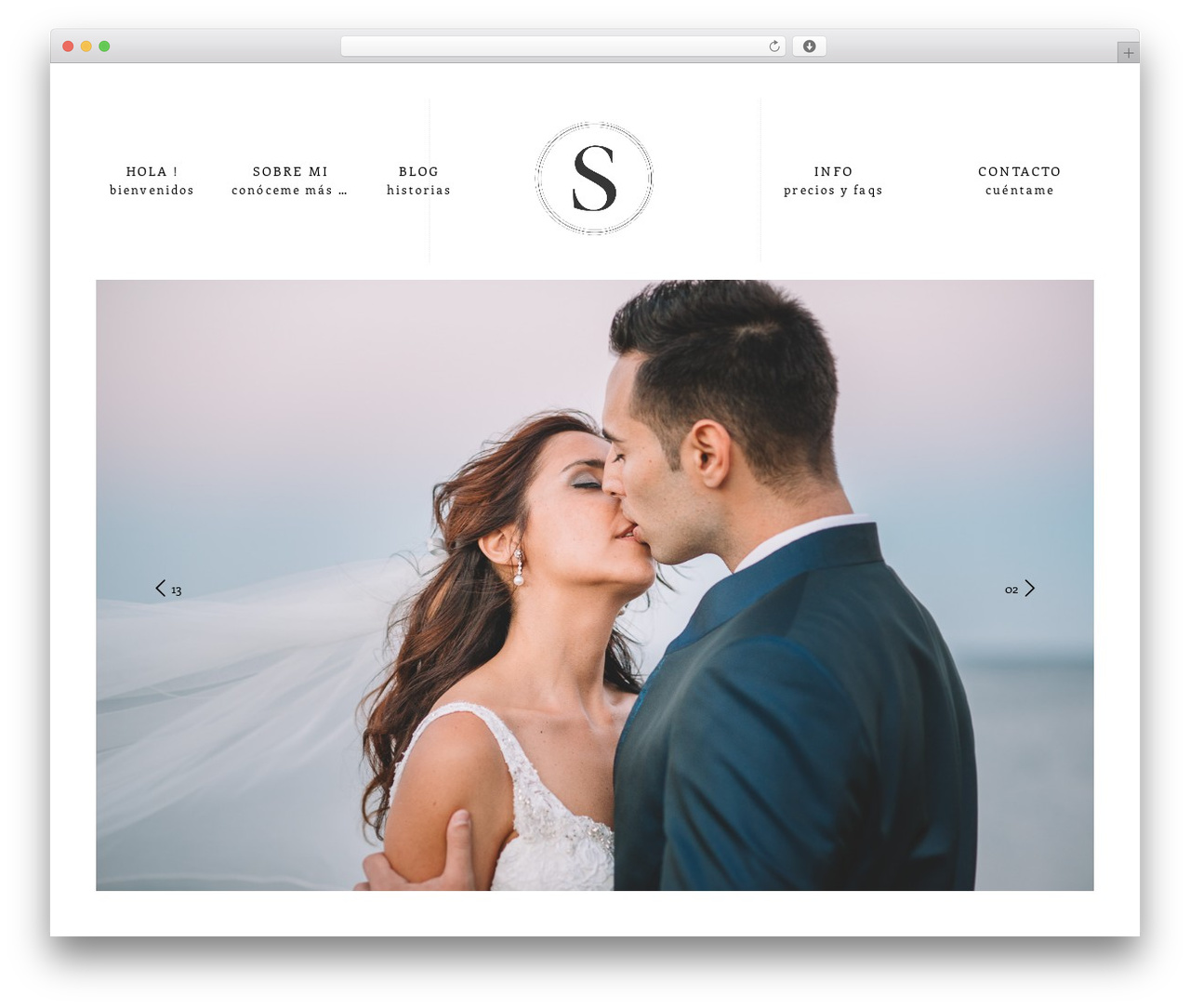 WordPress theme Crowd - sabanfotografia.com