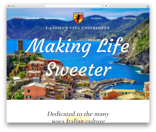 WordPress theme chapterone - ladolcevitau.com