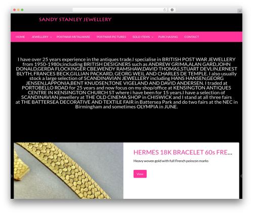WordPress theme ClassiPress - sandystanleyjewellery.co.uk