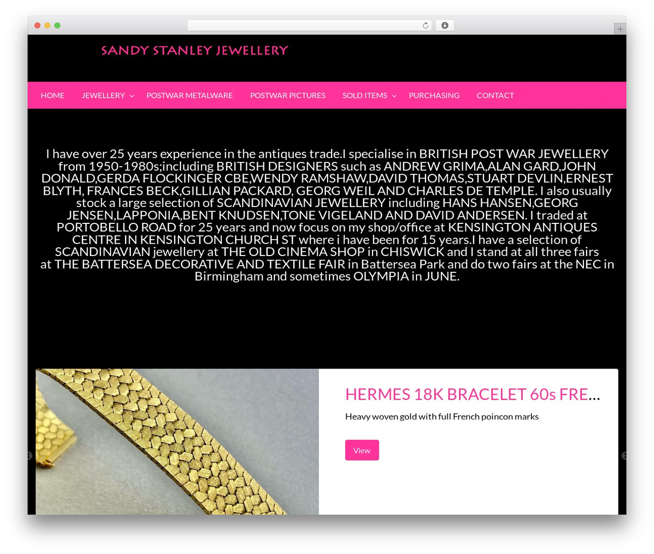 WordPress theme ClassiPress - sandystanleyjewellery.co.uk