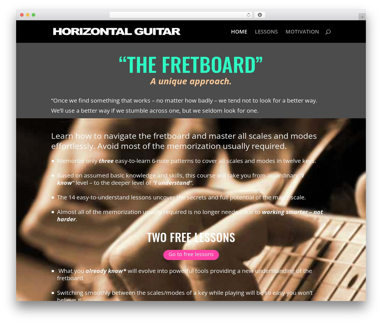 WordPress theme Divi - horizontalguitar.com WordPress theme Divi - horizontalguitar.com