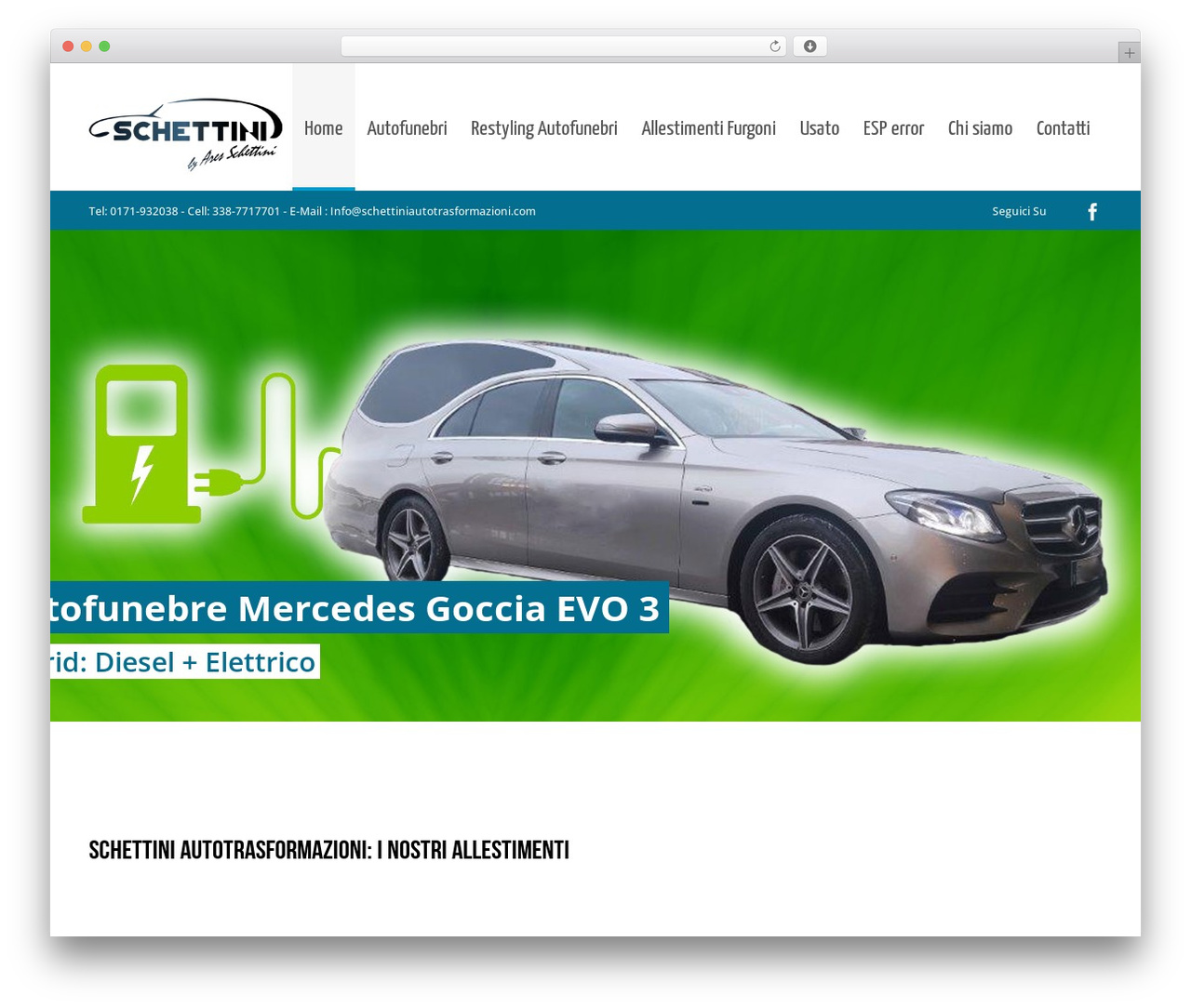 WordPress theme Solveto - schettiniautotrasformazioni.com