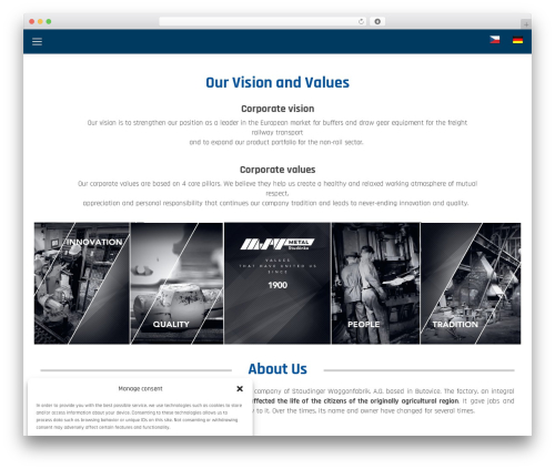 Theme customisations WordPress plugin - msvmetal.com