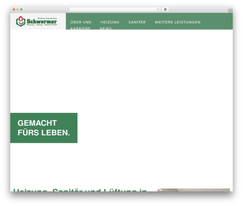 WP-CMS15 WordPress theme design - schwermer-gmbh.de