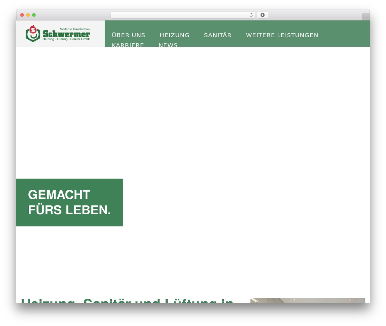 WP-CMS15 WordPress theme design - schwermer-gmbh.de