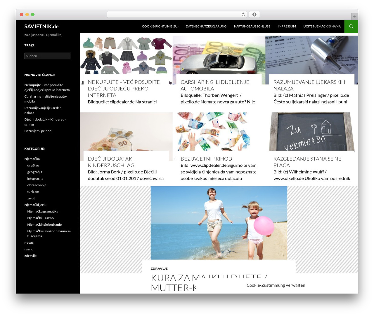 WP theme Sequel - savjetnik.de WP theme Sequel - savjetnik.de