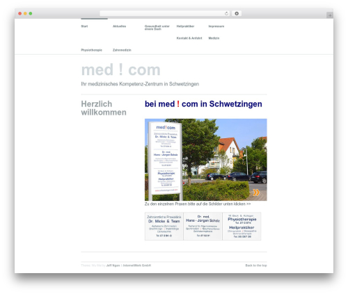 Wu Wei WordPress theme - schwetzingen-med.com