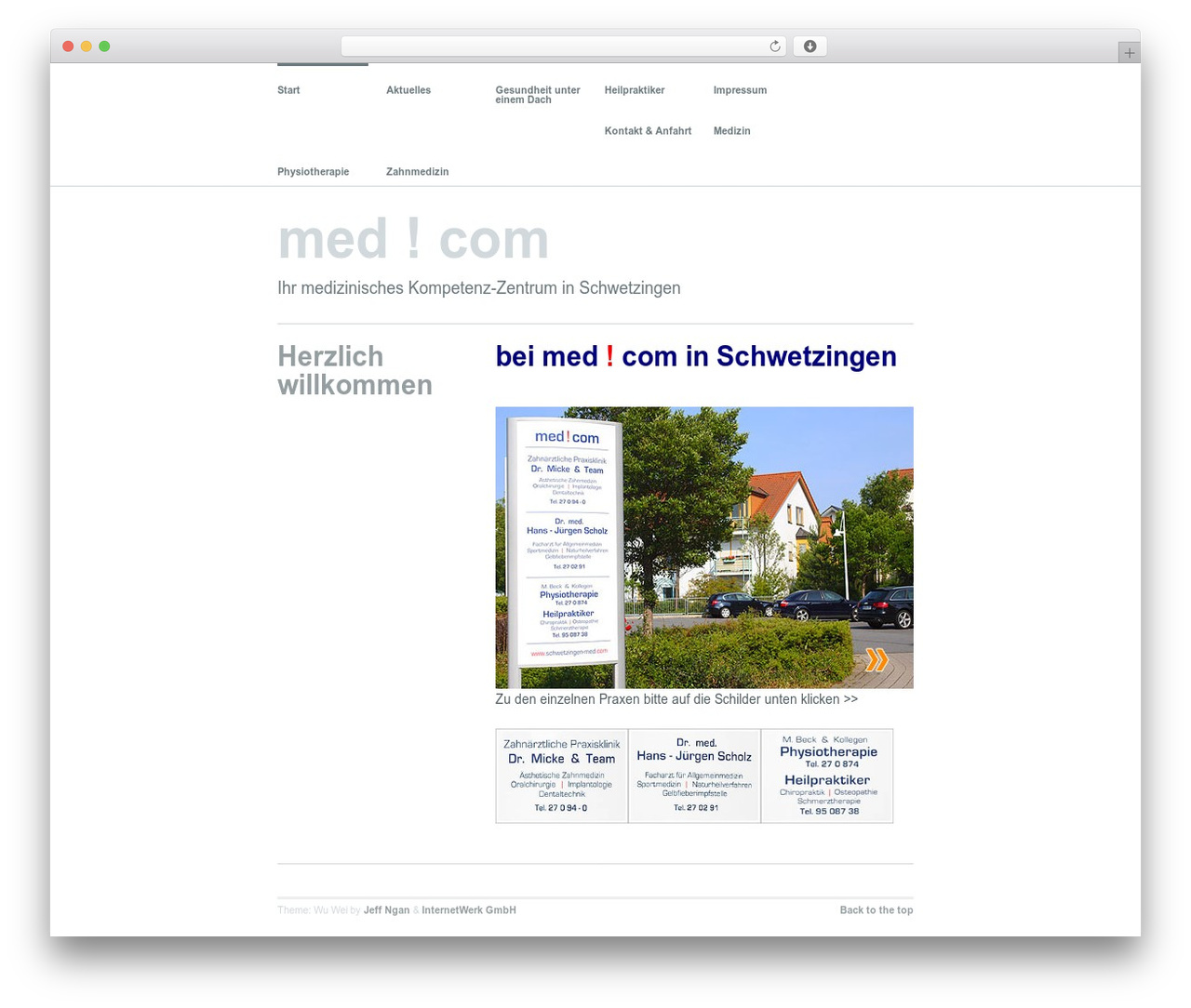 Wu Wei WordPress theme - schwetzingen-med.com