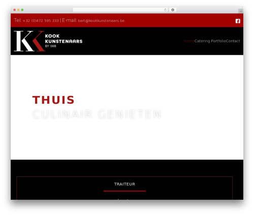 Zakra best WordPress theme - kookkunstenaars.be