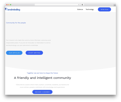 Benga theme WordPress - bendminding.com