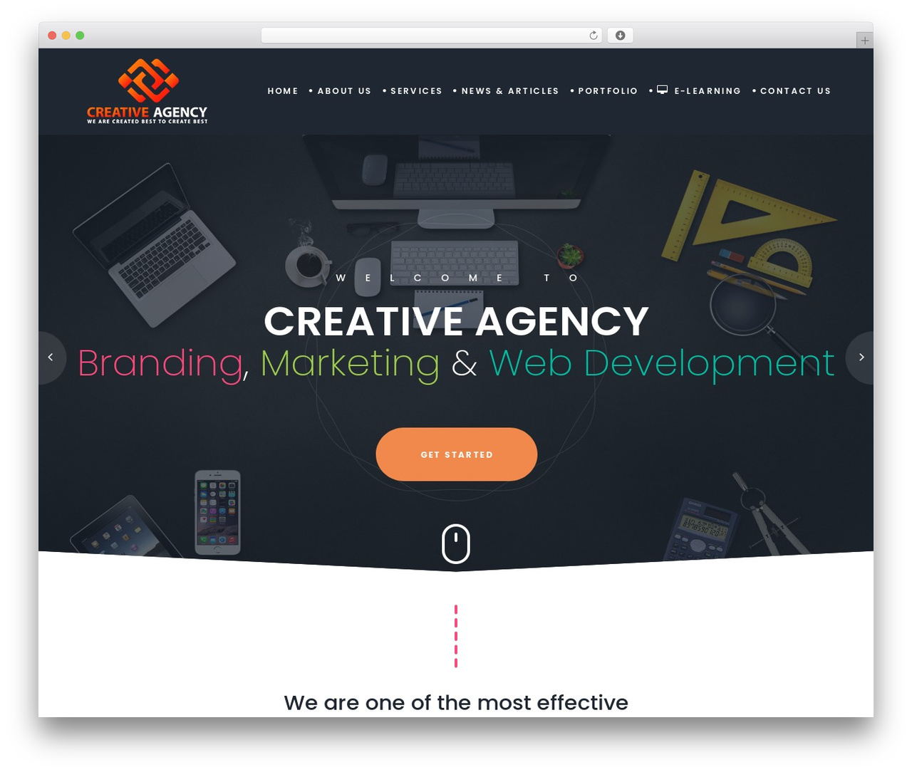 DotDigital WP theme - creativeagency.biz