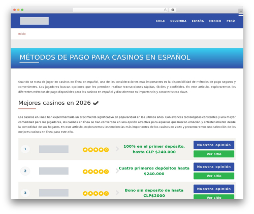PokaTheme WordPress theme - pagocasino.com