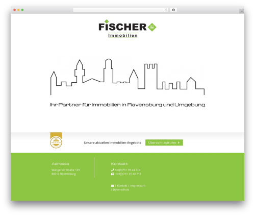 Responsive Pro WordPress theme - fischer-immobilien-rv.de
