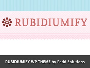 Theme WordPress Rubidiumify by Padd Solutions