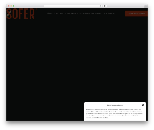 Wordpress Starter WordPress theme design - sofer.fr