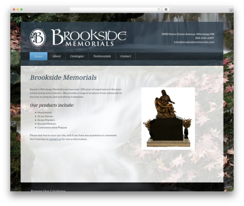WordPress theme Function - brooksidememorials.com