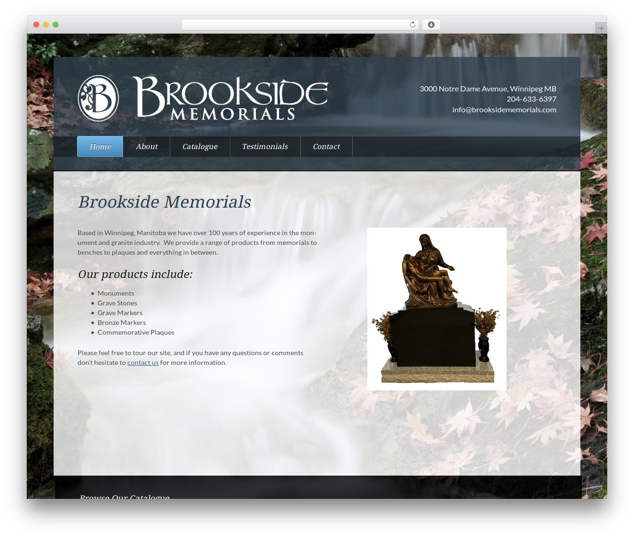 WordPress theme Function Child 2 - brooksidememorials.com