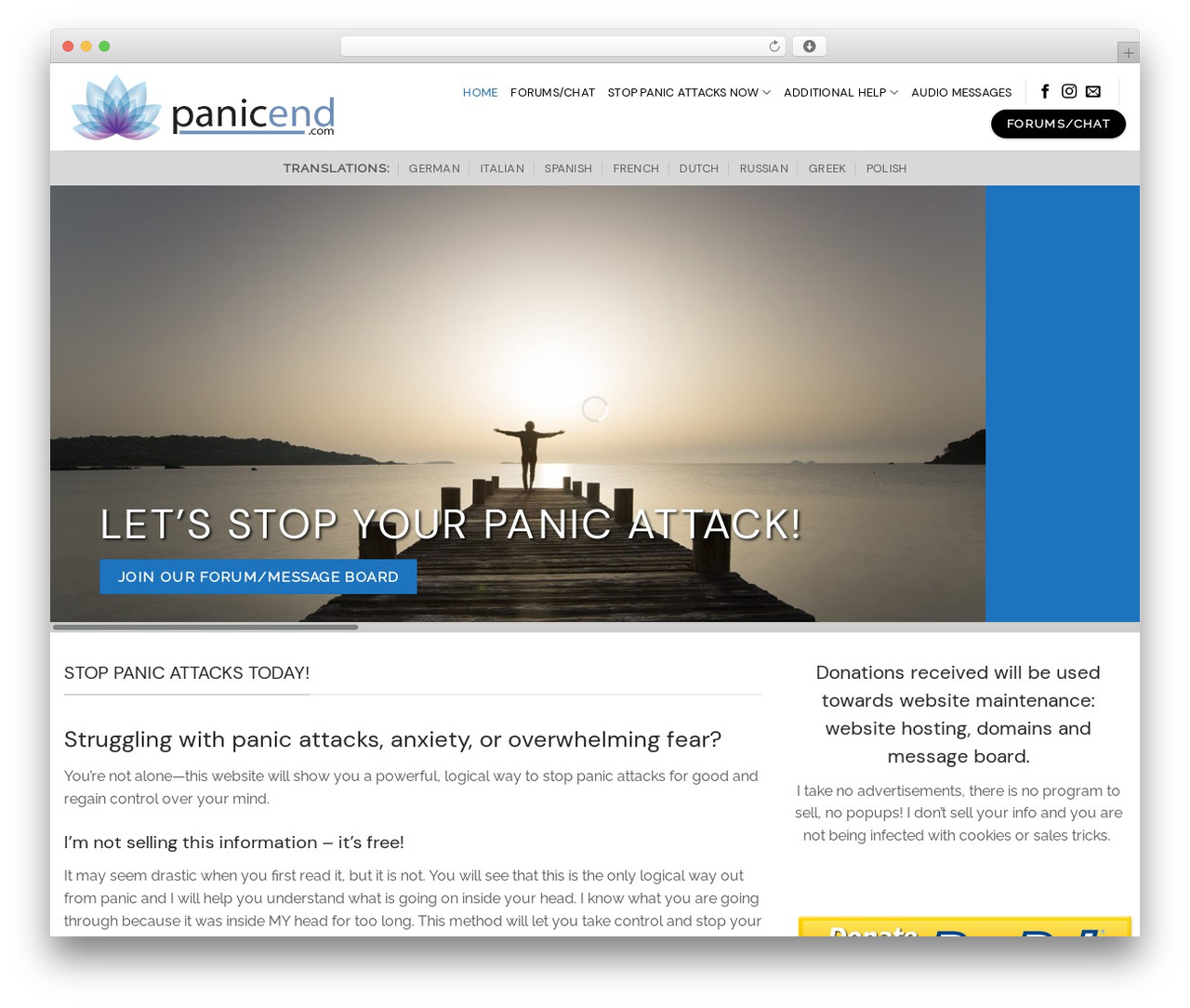 WordPress theme Flatsome - panicend.com