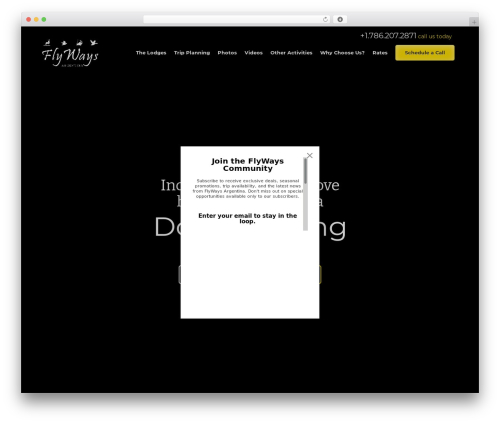 WordPress theme Flyways Theme - flyways.com