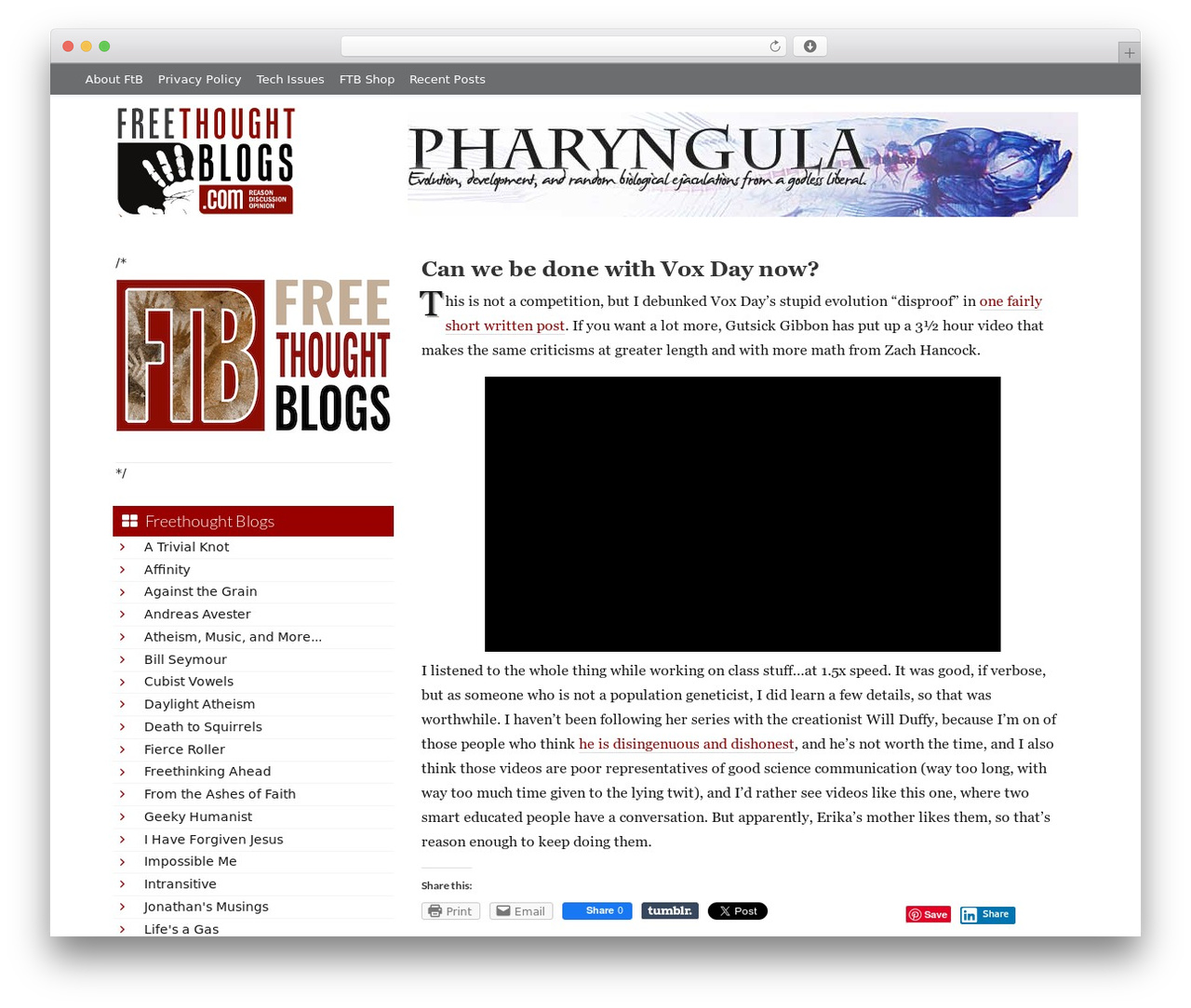 WordPress theme FTB2 Theme - freethoughtblogs.com/pharyngula WordPress theme FTB2 Theme - freethoughtblogs.com/pharyngula