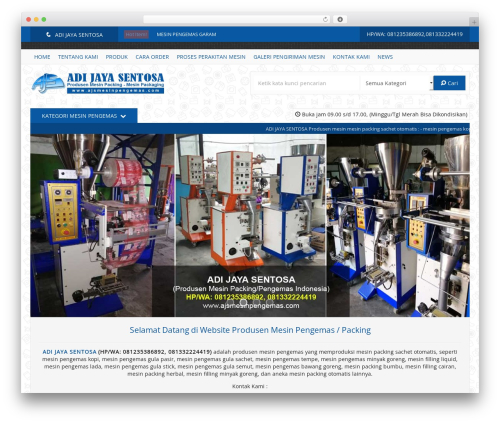 WordPress theme Lapax - ajsmesinpengemas.com