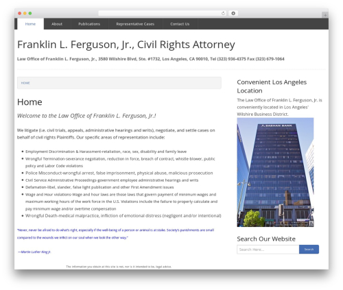 WordPress website theme rtPanel - franklinferguson.com