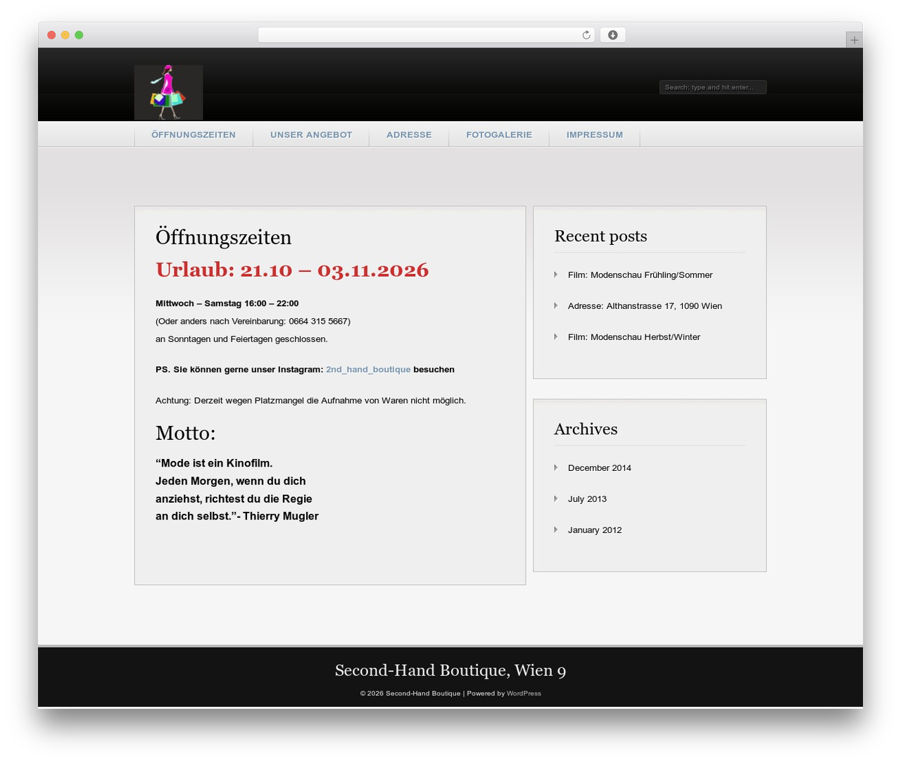 Abtely WordPress theme - secondhandboutique.at Abtely WordPress theme - secondhandboutique.at
