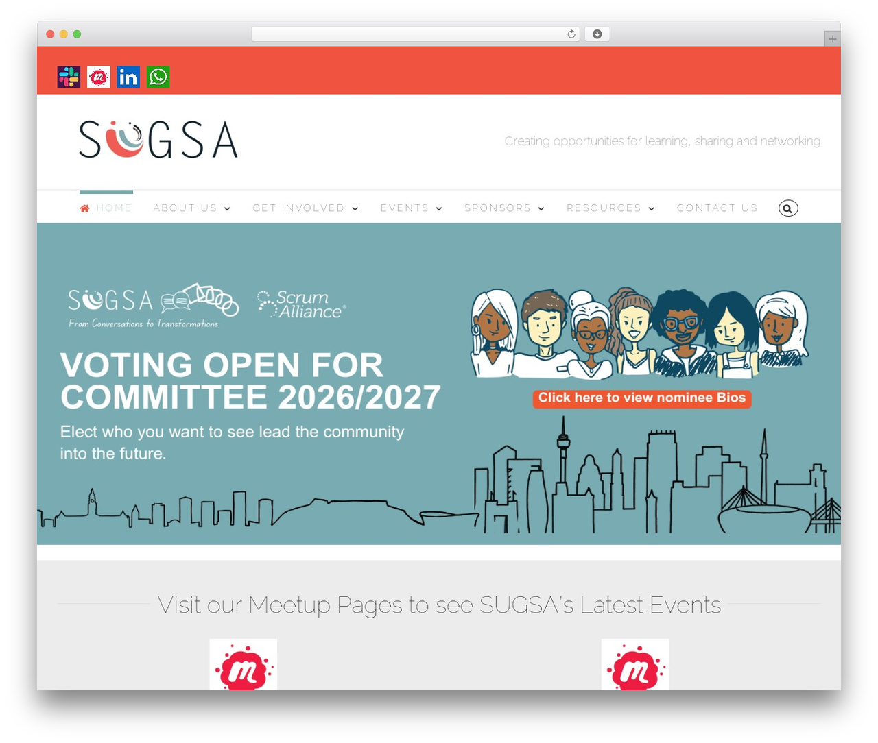 Avada WordPress theme - sugsa.org.za