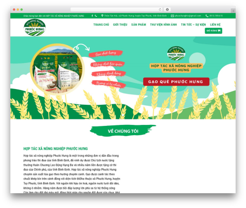 BĐS WordPress theme - htxnongnghiepphuochung.com