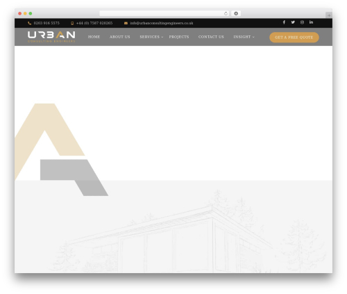 Bim theme WordPress - urbanconsultingengineers.co.uk