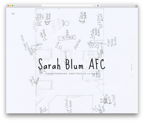 Bow WordPress website theme - sarahblum.fr