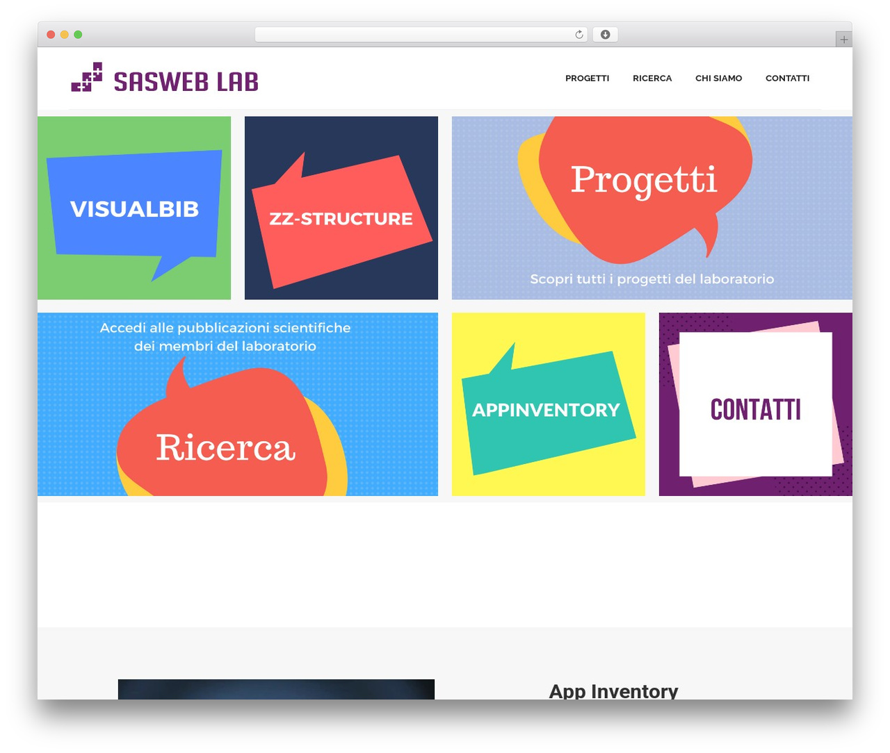 Bridge theme WordPress - sasweb.uniud.it