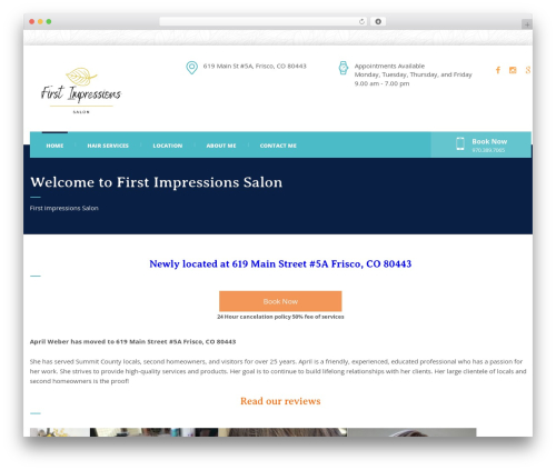 Quick Contact (quick-contact) free WordPress plugin - salonfirstimpressions.com/home