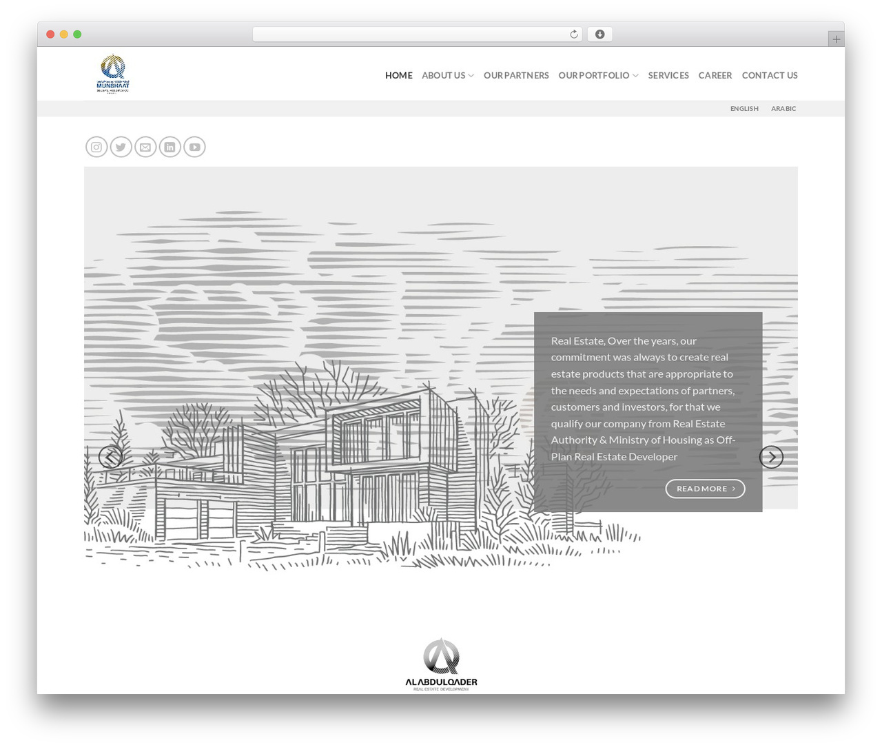 Cloudme theme WordPress - aaq.com.sa