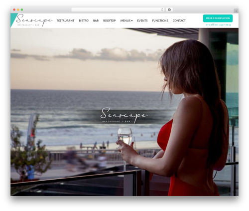 Custom WP theme - seascape.com.au