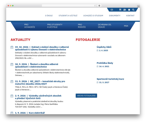 drs WordPress theme - sse-najizdarne.cz