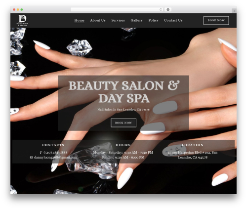 Mac menu WordPress plugin - beautysalonndayspa.com