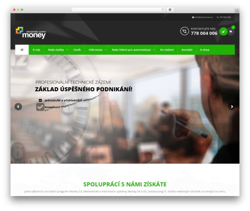 inHost WordPress ecommerce theme - servis-money.cz