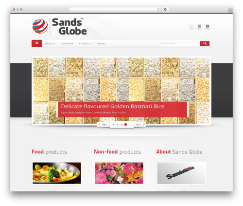 Maxx WordPress theme - sandsglobe.com